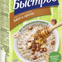 Быстров С медом и орехами каша 5 злаков, 6 х 40 г