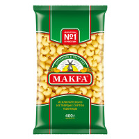 MAKFA Макаронные изделия РОЖКИ, 400г, 12 упаковок