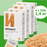 Каша цельнозерновая ИММУНИТЕТ Набор круп полба и амарант, полезный гарнир 4 шт, 1400 г
