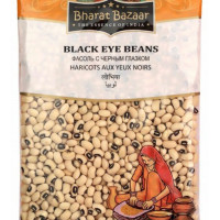 Bharat Bazaar Фасоль С Черным Глазком Lobhiya Black Eye beans Бхарат Базар, 500г