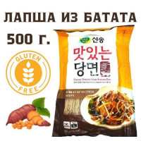 Вермишель из сладкого картофеля, лапша из батата, 500 гр. Южная Корея.
