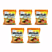 Лапша Нонгшим Neoguri Ramyun не острая, со вкусом морепродуктов (5 шт. по 120 г), Южная Корея