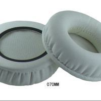 Сменные амбушюры, круглые амбушюры, запчасти для ремонта, 50 мм, 60 мм, 65 мм, 70 мм, 75 мм, 80 мм, 85 мм, 90 мм, 95 мм, 100 мм, 110 мм, белый чехол для наушников