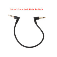 Стерео аудио кабель с углом 90 градусов и разъемом 3,5 мм