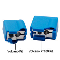 1 шт., алюминиевый силиконовый чехол с подогревом для 3D-принтера