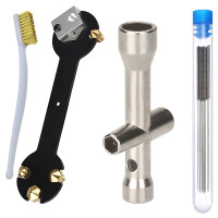 Гаечный ключ 13 в 1, мини-Торцевая головка, щетка для насадки, чистящие иглы для 3D принтера Ender 3 E3D/MK8, детали, инструменты, 13 шт.