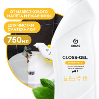 GRASS Cредство для туалета и ванной комнаты "Gloss-gel" Professional 750 мл