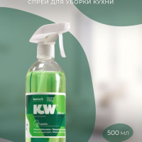 Спрей для уборки кухни жирорастворяющий kemvit KW Green