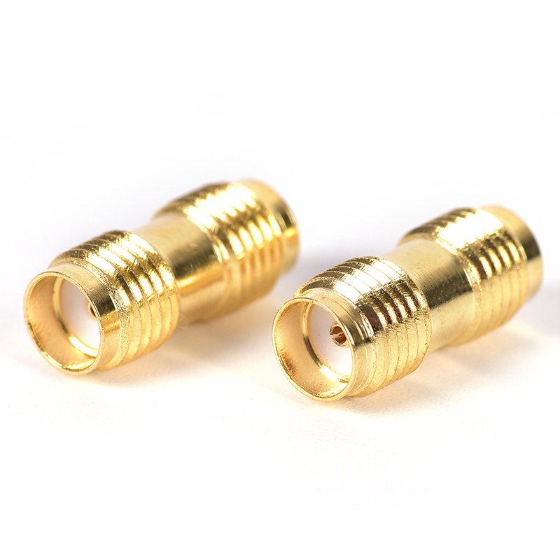 2pcs SMA F/ F Connector Straight SMA Female to Female Jack RF Adapter Connector Antenna Converter Adapter Coax Set