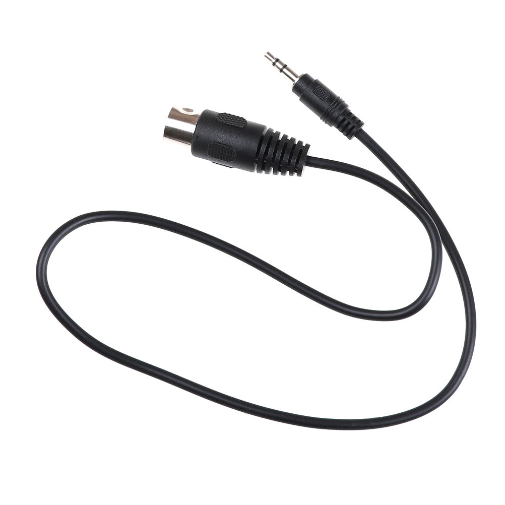 1pcs 0.5m DIN 5 Pin Din MIDI Male Plug To 3.5mm Male Stereo Jack Audio Cable 50cm