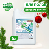 Средство для мытья пола Mr.Green Bio system 5 л жидкость для мытья пола для дома с животными, устраняет запах животных, 5 литров