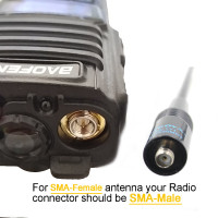 Двухдиапазонная гибкая антенна NAGOYA NA-771 SMA-F, 2 шт