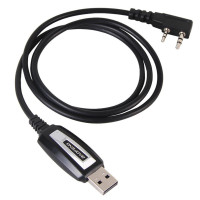 Водонепроницаемый USB-кабель для программирования с прошивкой для BAOFENG UV5R/888s Walkie Talkie K Connector Wire E8BE