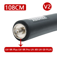 2023 ABBREE Складная плоская стальная ручная радиостанция, водонепроницаемая тактическая антенна VHF UHF для Baofeng UV-9R Pro Plus рация