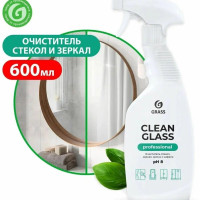 Средство для мытья окон и зеркал GRASS Clean Glass Professional 600мл, очиститель для стекол и зеркал