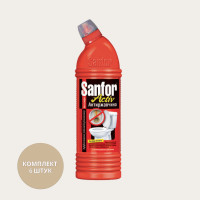 Чистящее средство 750 г, SANFOR Activ (Санфор Актив) "Антиржавчина", гель, 1557, 6шт