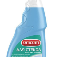 Спрей для стекол, пластика и зеркал UNICUM, 500 мл