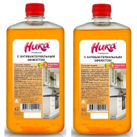 НИКА Набор 2 шт Средство жидкое для мытья поверхностей "Ника универсальное с антибактериальным эффектом", цитрусовый микс, 1 кг