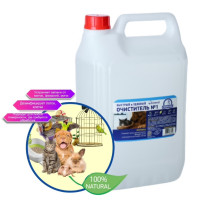 Средство для Уборки за животными Питомец OMINEREL Дезинфицирующее Эко Очиститель Нейтрализатор запаха Канистра 5 л.