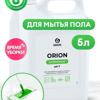 Средство для мытья пола GRASS Orion Professional 5 литров, универсальное, моющее средство для полов, паркета и ламината