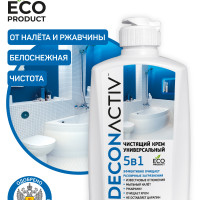 Универсальный чистящий крем для ванной и туалета DECONACTIV 300 мл.