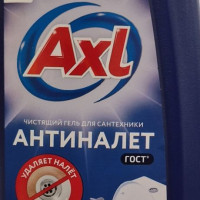 Гель чистящий для сантехники, антиналёт, AXL, 1 л.