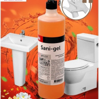 PRO-BRITE PROFIT SANI GEL Профессиональное концентрированное универсальное средство мытья сантехники, средство для унитаза, гель, бутылка 1л