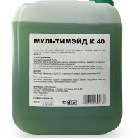 Средство для комплексной уборки помещений Мультимэйд К 40 / для мытья и обезжиривания виниловых фасадов (сайдинга), линолеума, пластиковых стеновых и потолочных панелей / концентрат