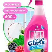 Grass 125241 Clean Glass блеск стекол и зеркал (лесные ягоды) 600мл триггер