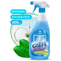 Средство для мытья стеклянных поверхностей 600мл Grass Clean Glass триггер голубая лагуна (125247)
