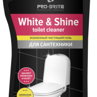 Усиленный чистящий гель для сантехники White & Shine Toilet Cleaner. 750 мл