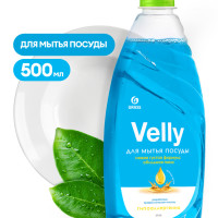 Средство для мытья посуды VELLY НЕЖНЫЕ РУЧКИ густая формула обильная пена флакон 500 мл GRASS