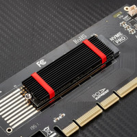 JEYI M.2 SSD NVMe радиатор M2 2280 твердотельный жесткий диск алюминиевый радиатор прокладка с термосиликоновой подкладкой PS5 Настольный ПК