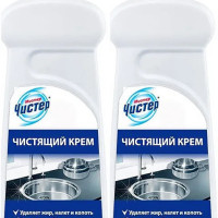 Мистер Чистер крем для чистки кафеля и нержавеющих поверхностей 500мл, 2шт