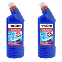 Средство для туалета и ванн Чистин "Санитарный", жидкость, 2 шт по 750мл