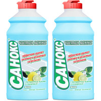 САНОКС "Чистая ванна", средство для бережной чистки ванной 500мл., 2 штуки