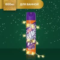 Cillit bang чистящее средство пена для удаления грязи и известкового налета для ванной и душевых кабин, 600 мл