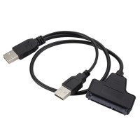 Адаптер для жесткого диска Grwibeou с Usb на Sata USB 2,0 на 2,5 дюйма HDD 7 + 15pin SATA