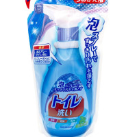 Nihon Detergent Чистящая спрей-пена для туалета из Японии, средство для очищение туалета с антибактериальным эффектом, мягкая упаковка, с ароматом мяты, Foam Spray Toilet, 350 мл.