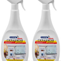 СКРАБМЭН АКРИЛОР, Очиститель для акриловых поверхностей, 750 мл - 2 штуки
