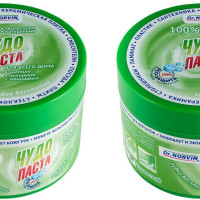 Dr.Norvin, Чудо паста экологичная для уборки всего дома, 250 гр + губка - 2 штуки