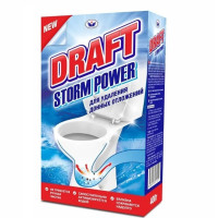DRAFT STORM POWER Чистящее средство для унитаза для удаления донных отложений, 400 гр