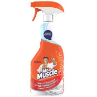 Mr. Muscle Чистящее средство для ванной Устранитель налета с курком, 500 мл/