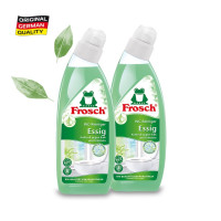FROSCH Очиститель унитазов Уксус, 750 мл- СПАЙКА 2 упаковки