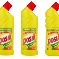 Dosia Средство чистящее для сантехники Лимон, 750 мл, 3 шт