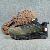 新款戶外越野跑鞋登山鞋男防滑耐磨戶外運動鞋真皮厚底旅遊徒步鞋