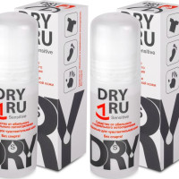 Набор дезодорантов для чувствительной кожи Драй РУ Сенситив / Dry Ru Sensitive, для мужчин и женщин, антиперспирант без спирта и парабенов, 50мл  2 шт