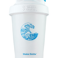 Шейкер спортивный, С02 ShakerBottle, 400 мл., белый