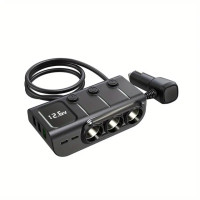 Разветвитель автомобильного зарядного устройства 120 Вт