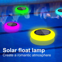 Фонарь с солнечной батареей, водонепроницаемый светильник для бассейна, IP65, с дистанционным управлением, RGB фонари для фонтанов, аквариумов, прудов, садов